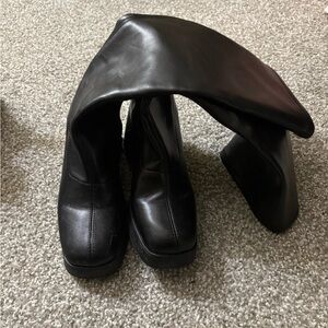 Tall Black Boots